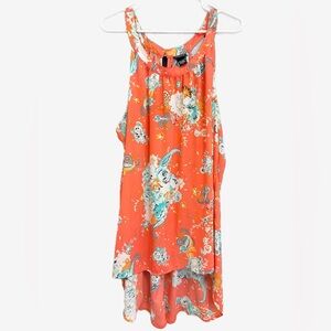 Torrid Floral Paisley Hi-Low Tank Dress | Size 4 (4X)